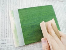 ポアーステイン+水性ニス|塗り方手順2