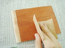 ウレタン着色ニス(水性)|塗り方手順2