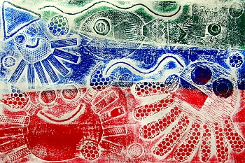 プッチンタック紙版画6