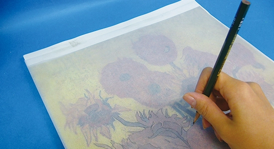 ひまわり貼り絵2