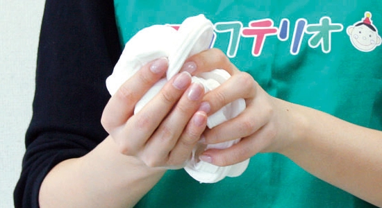 Kクレイをたたむ