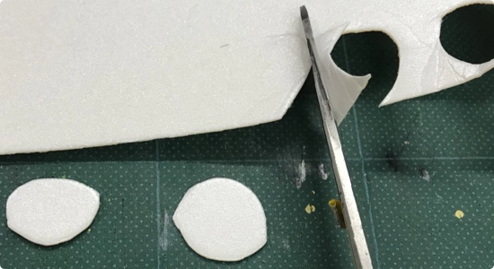 ランダムに模様を切る