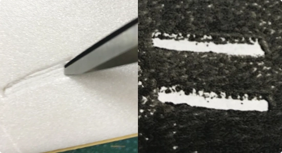 型押し：はさみ