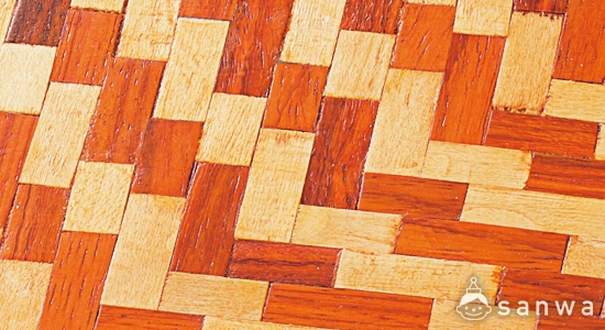 寄せ木作品例アップ