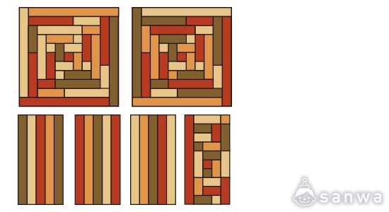 寄せ木の作り方｜パーツを作る