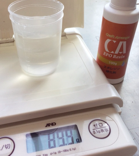 エポレジンで作る！水菓子の作り方｜レジン液を作る