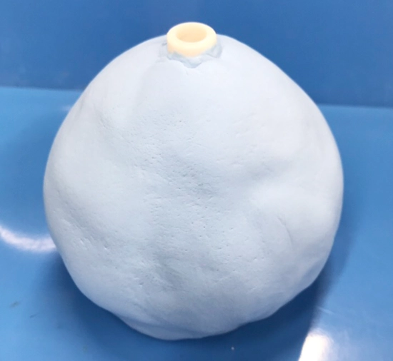 紙粘土と芯材を使ったふうりんの作り方|土台の完成