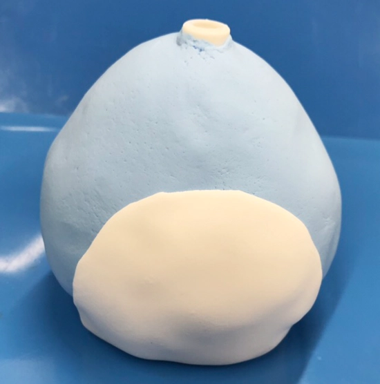 紙粘土と芯材を使ったふうりんの作り方|残りの粘土を使って