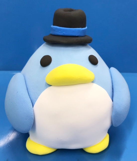 紙粘土と芯材を使ったふうりんの作り方|風鈴部分の完成