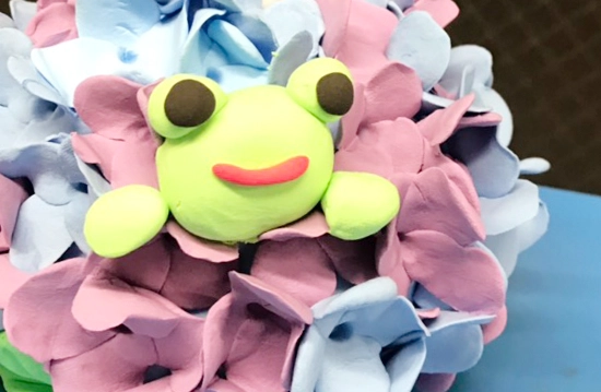 あじさいふうりんの作り方|完成