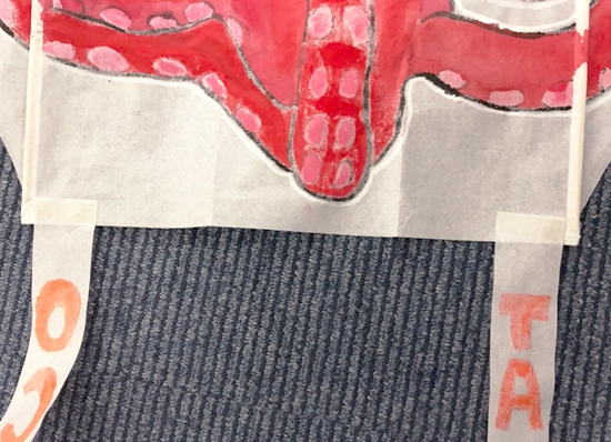 「スーパーぐにゃぐにゃだこ B」の作り方｜シッポシートをつけるその5