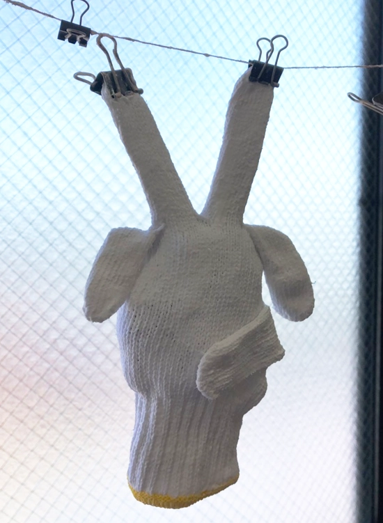 液体ねんど作品の作り方|吊るして固める