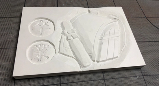 「らくらくボード」×「メタル箔」｜作り方その1