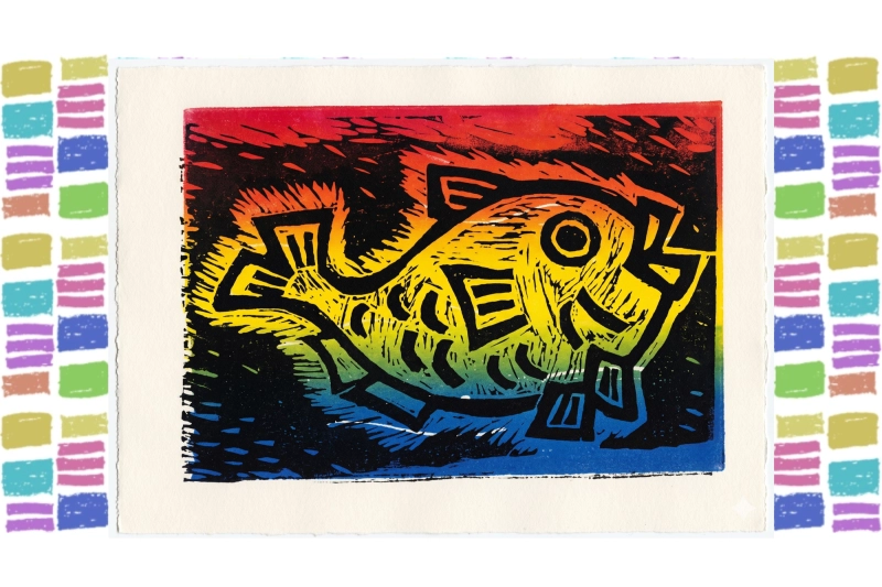 表裏版画