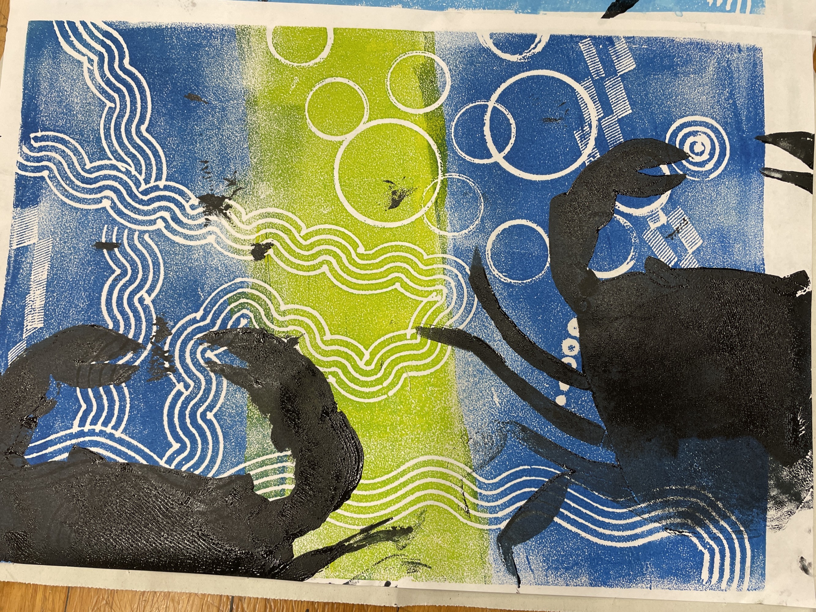 新潟県の小学校 ～スチレン版画～のプレイスホルダー画像2