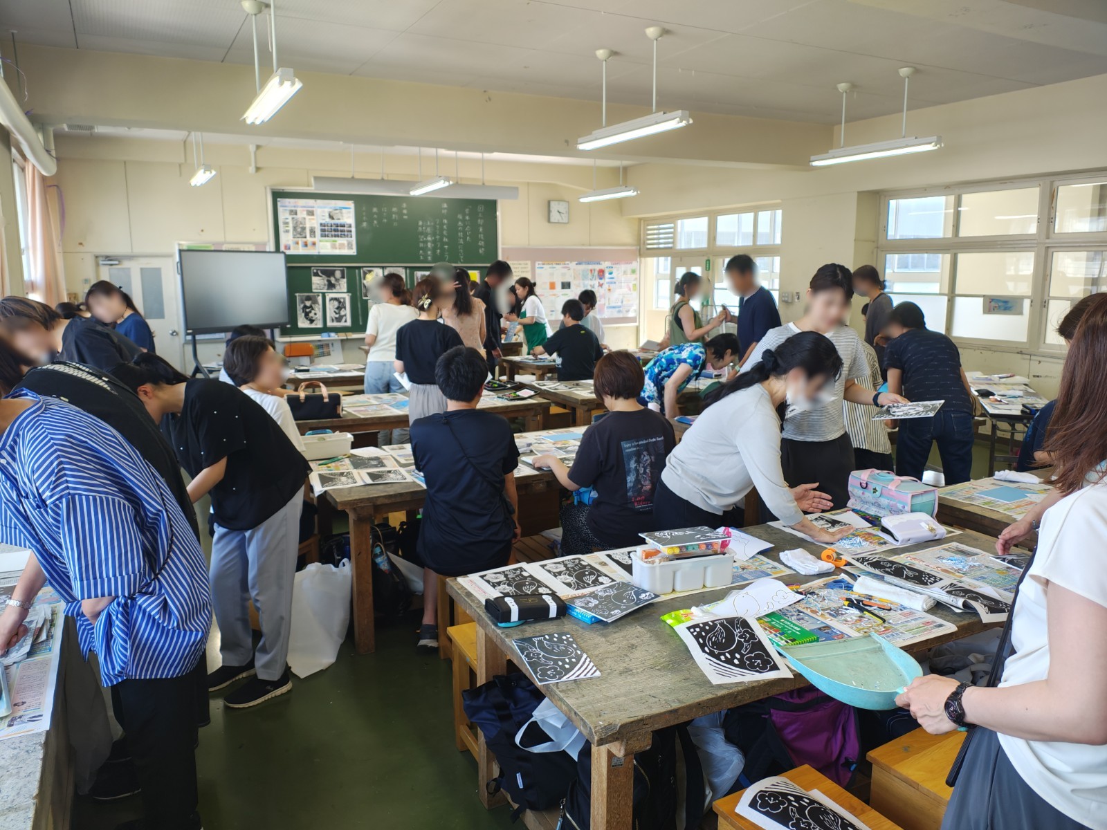 大阪の図工部会 ～彩色版画～のプレイスホルダー画像1