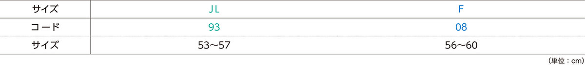 サイズ表